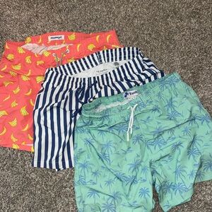 Trunk Blue and Green Swim Shorts Set